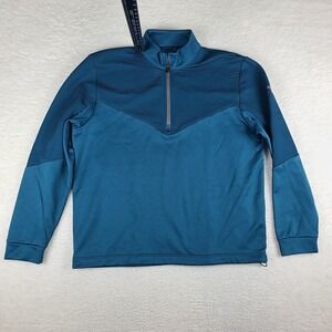 Callaway Sweater Mens‎ Large Teal Blue Weather Series Performance Tech Golf